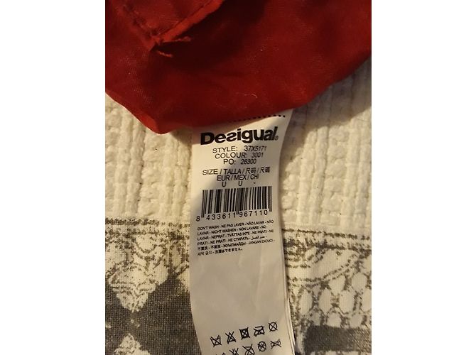 Borsa a tracolla Desigual in pelle e tessuto Multicolore - vista 5