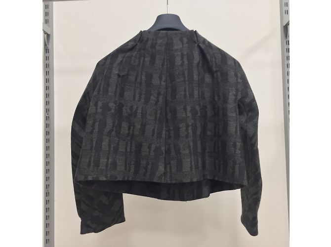 Marni Wool Short Jacket Dark Grey - view 2