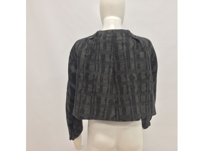 Marni Wool Short Jacket Dark Grey - view 8