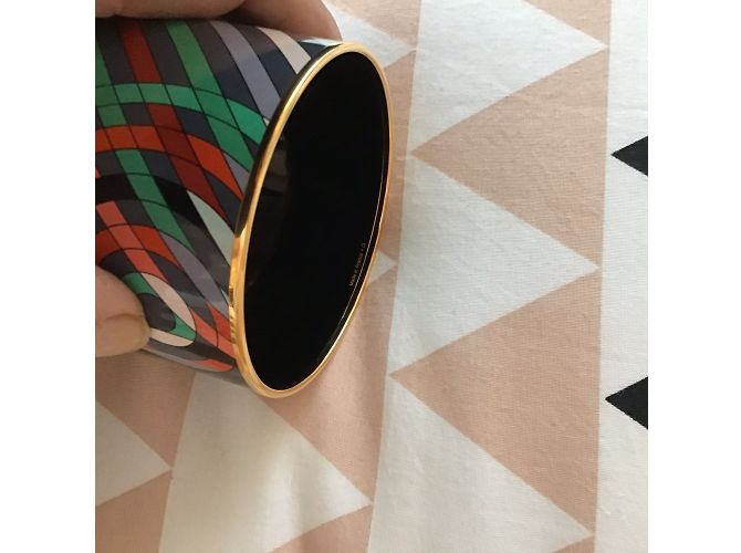 Hermès anillo de esmalte extra grande Multicolor - vista 4