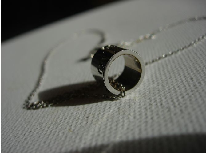 Collana Gucci ICON in oro bianco Argento - vista 4