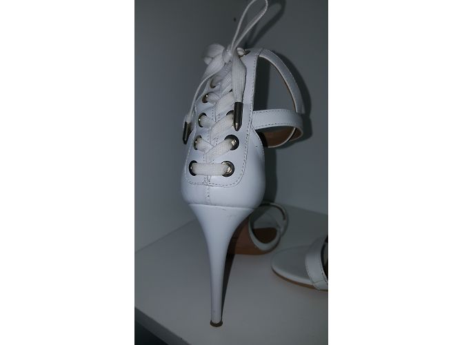 Sandali Aquazzura in pelle bianca Bianco - vista 2