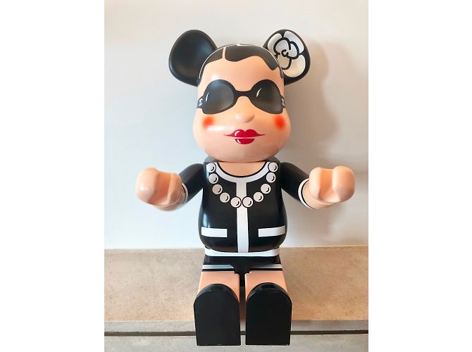 Bearbrick Medicom x Chanel 1000% Nero - vista 12