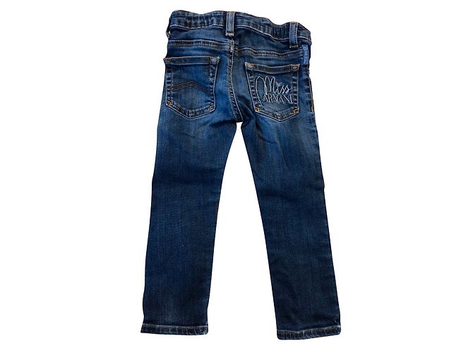 Armani Junior Jeans marineblau Baumwolle 86 cm - Ansicht 2