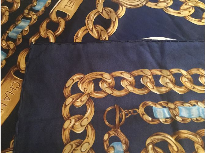 Chanel scarf Blue - view 3