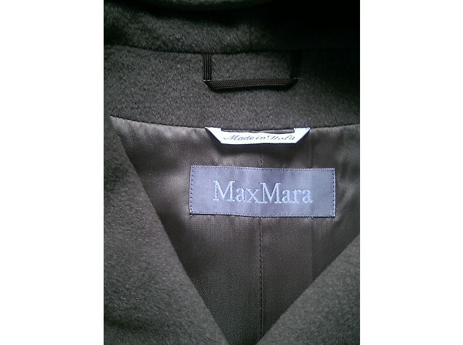 Max Mara Chaquetón Corto de Lana Beige - vista 8