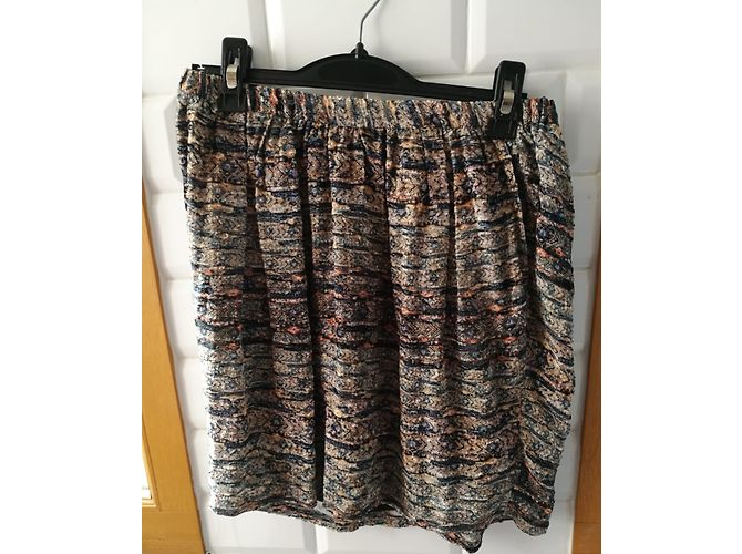 Falda Isabel Marant de viscosa con efecto moiré Multicolor - vista 2