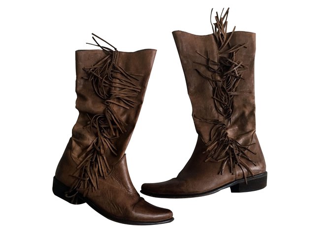 Vero Cuoio Botas Castaño - vista 2