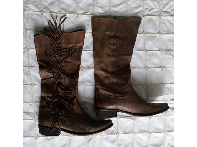 Vero Cuoio Botas Castaño - vista 3