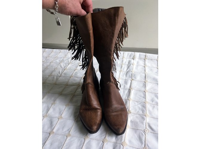 Vero Cuoio Botas Castaño - vista 7