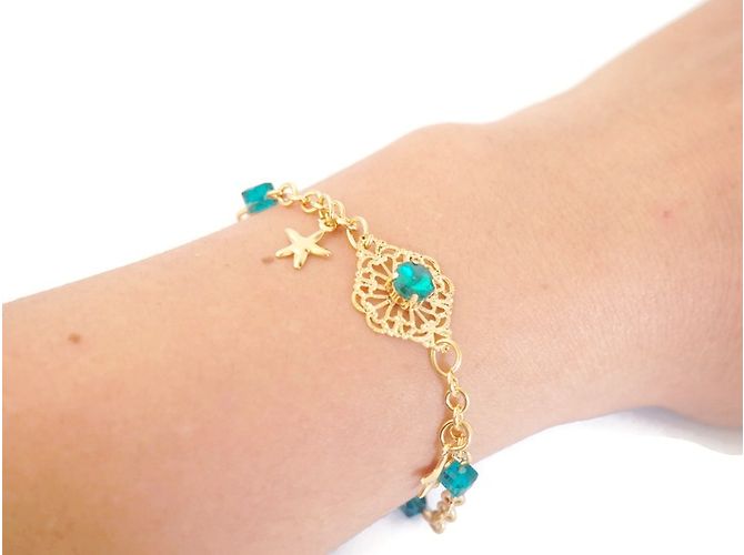 Autre Marque Fine bracciale placcato in oro D'oro - vista 3