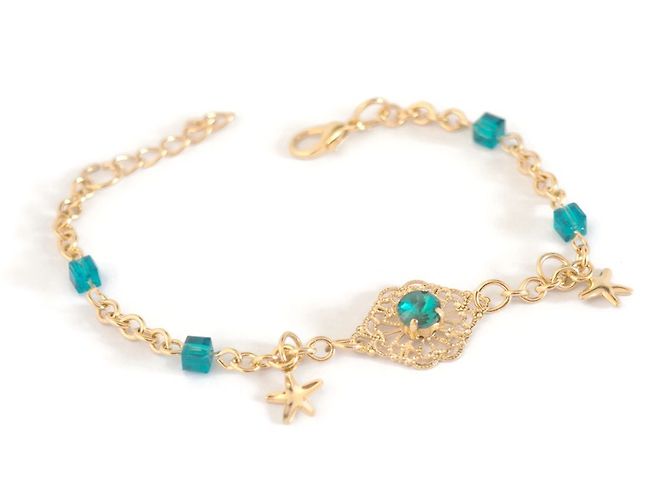 Autre Marque Fine bracciale placcato in oro D'oro - vista 4
