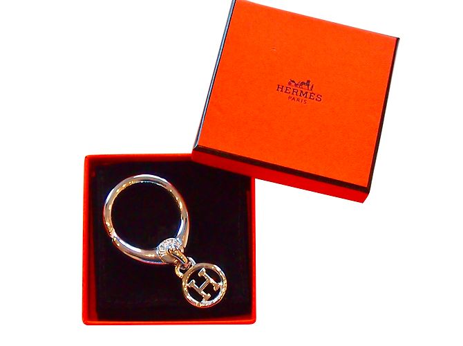 Portachiavi d'argento Hermès - vista 2