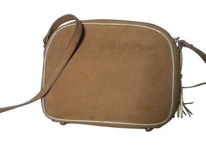 Autre Marque Borsa a mano MARADJI Bonnie Sabbia e Oro in Pelle D'oro - vista 2