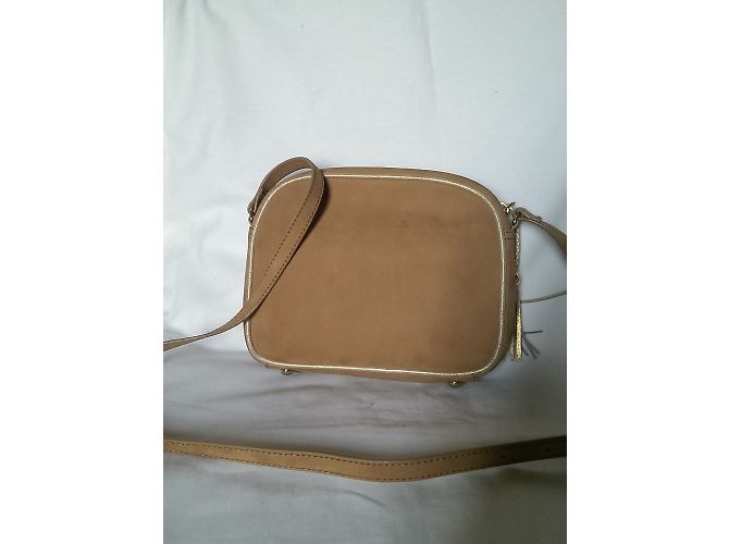 Autre Marque Borsa a mano MARADJI Bonnie Sabbia e Oro in Pelle D'oro - vista 6