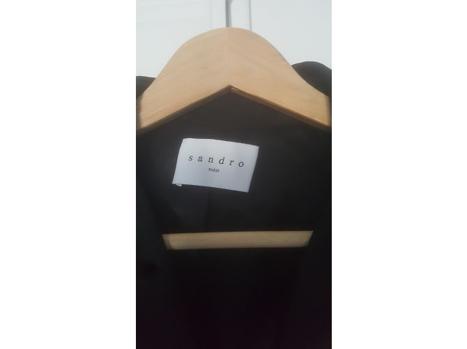 Sandro black trench - view 4