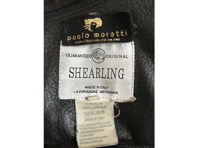 Autre Marque Black Lambskin 3/4 Coat Men - view 6