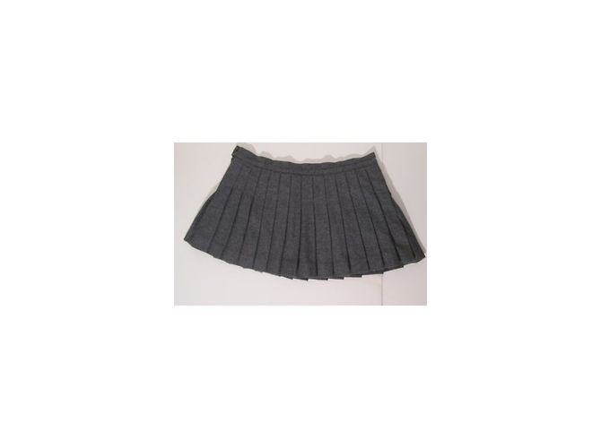 Minifalda plisada Iceberg Ice J de lana gris oscuro Gris antracita - vista 3