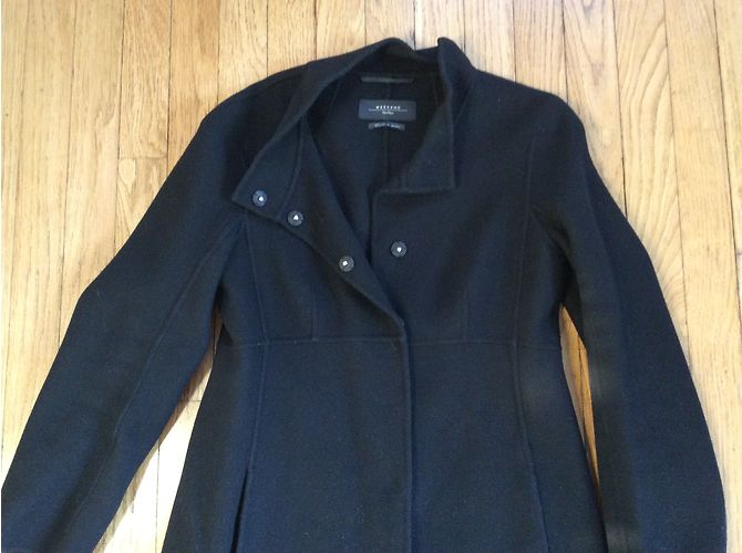 Weekend Max Mara Coat, lined-sided wool Black - view 2