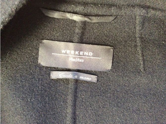 Weekend Max Mara Coat, lined-sided wool Black - view 4