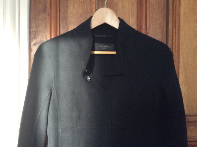 Weekend Max Mara Coat, lined-sided wool Black - view 5