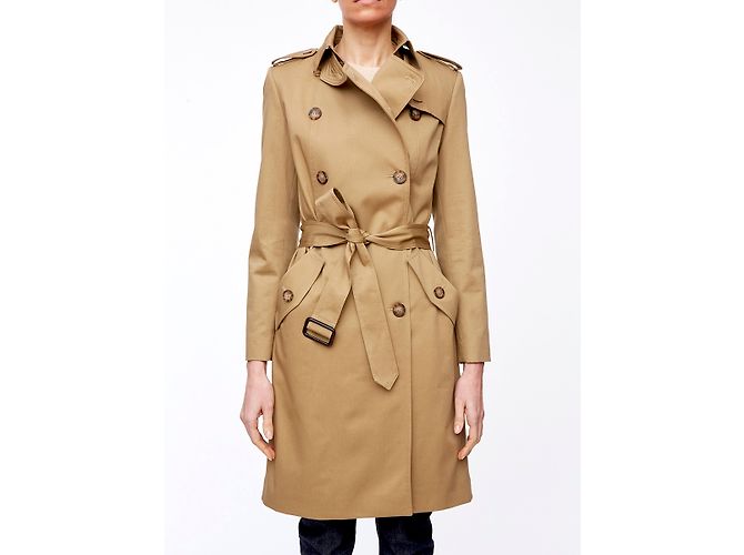 Inès de la Fressange Gabardina(Capa) Beige - vista 2