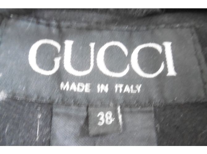 Cappotto in pelliccia nero Gucci - vista 2