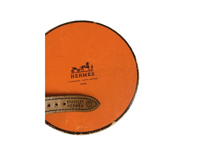 Hermès Kelly Azul Dorado - vista 5