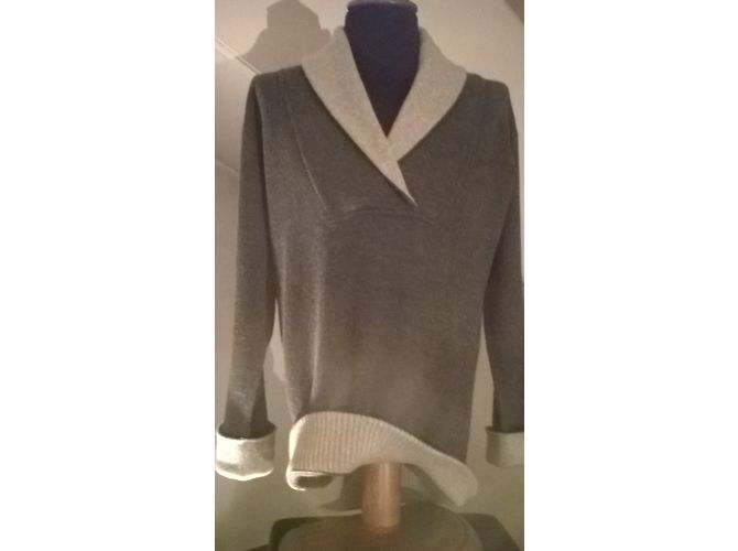 Christian Dior Maglia in cashmere grigia Grigio - vista 2