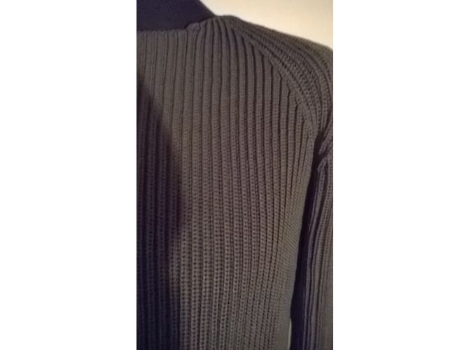 Paco Rabanne Strick aus Seide Olivgrün - Ansicht 2