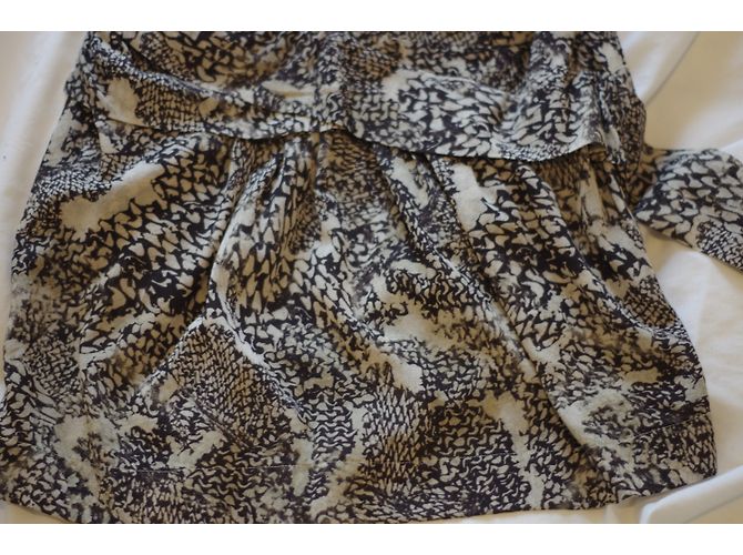 Iro Carly Seidenkleid Zebra Print Größe 1 Zebra-druck - Ansicht 5