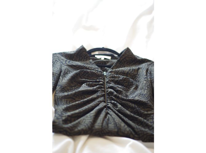 Iro Sonny Kleid Khaki Polyester Größe 1 - Ansicht 4