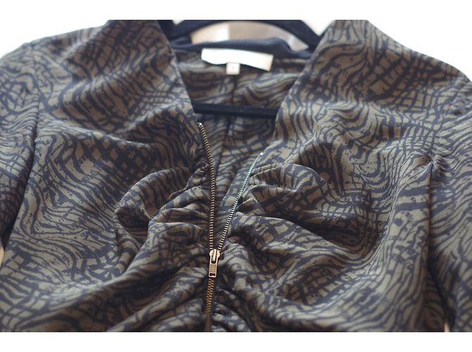 Iro Sonny Kleid Khaki Polyester Größe 1 - Ansicht 5