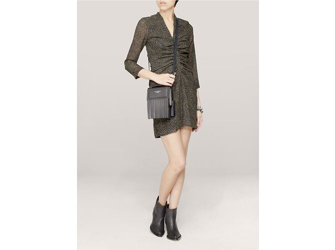 Iro Sonny Kleid Khaki Polyester Größe 1 - Ansicht 7