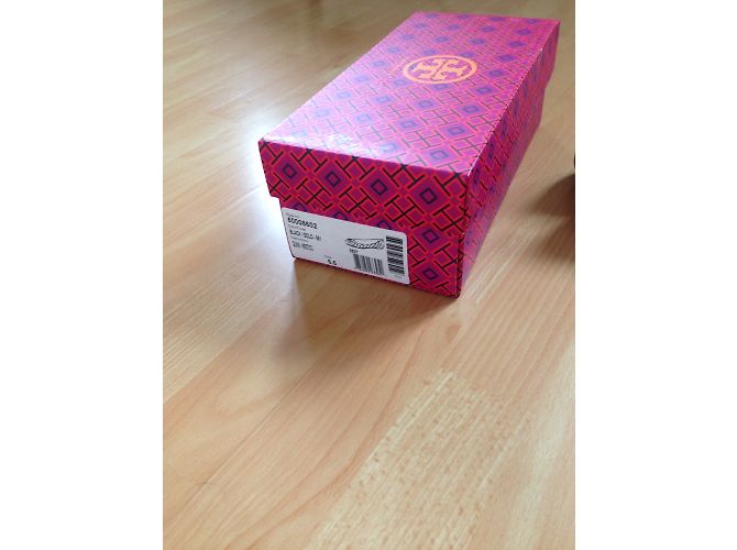 Sapatilhas Tory Burch em couro acolchoado preto 37 - vista 4