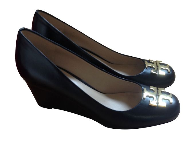 Décolleté Tory Burch in pelle nera 37 Nero - vista 2