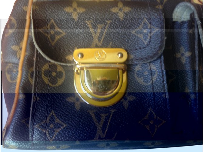 Louis Vuitton MANHATTAN VUITTON BAG Marrone - vista 2