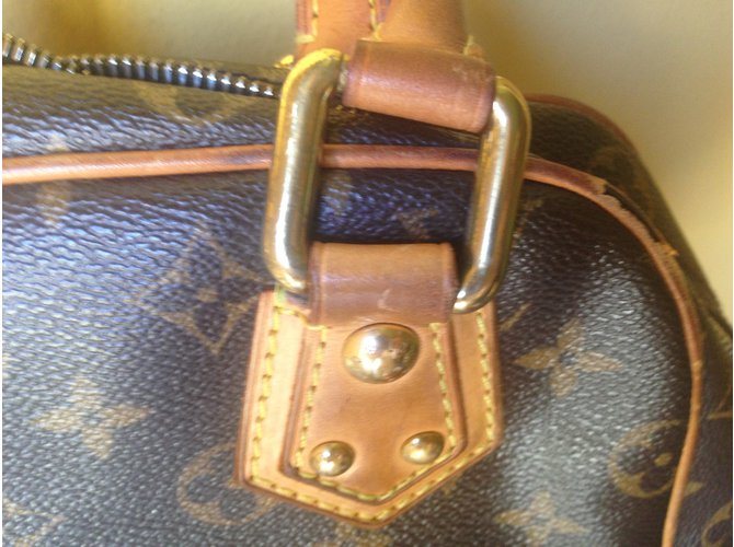 Louis Vuitton MANHATTAN VUITTON BAG Marrone - vista 3