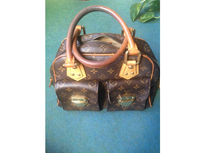Louis Vuitton MANHATTAN VUITTON BAG Marrone - vista 5