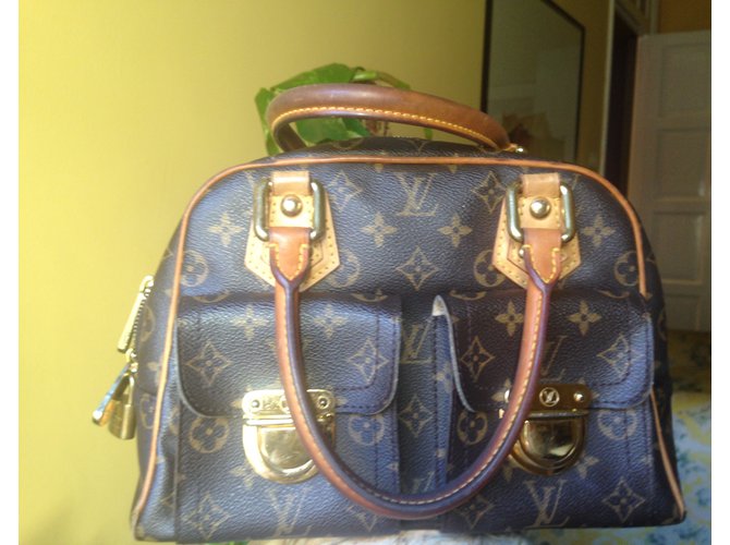 Louis Vuitton MANHATTAN VUITTON BAG Marrone - vista 9