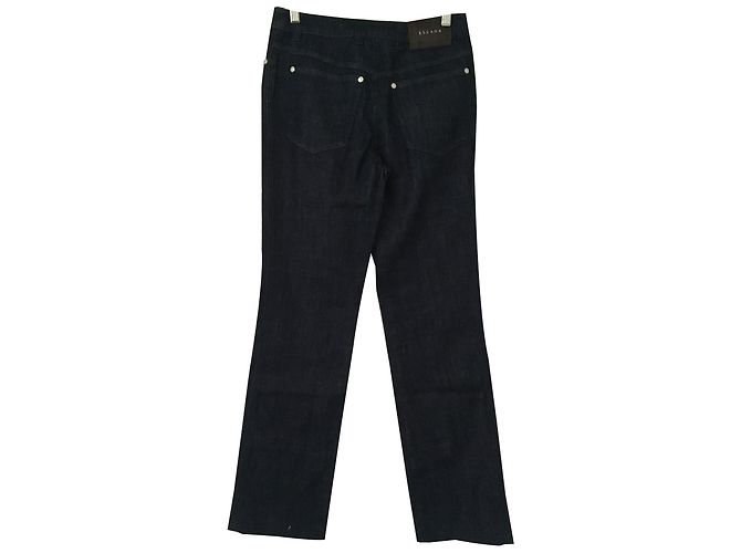 Escada Jeans mit hoher Taille Denim hellblau dunkelblau - Ansicht 2