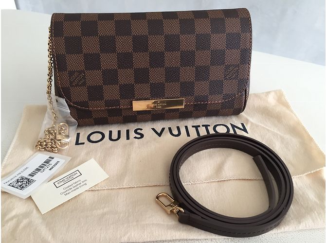 Louis Vuitton Borsa preferita Marrone - vista 3