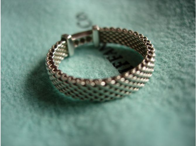 Tiffany & Co Somerset-Ring aus 925er Silber mit Diamanten - Ansicht 5