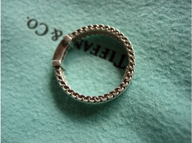 Tiffany & Co Somerset-Ring aus 925er Silber mit Diamanten - Ansicht 6