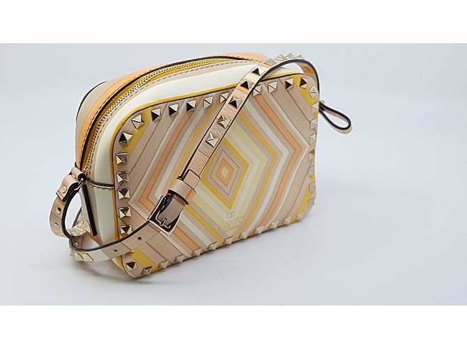 Borsa a tracolla Rockstud Valentino in pelle Multicolore - vista 3
