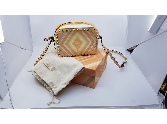 Borsa a tracolla Rockstud Valentino in pelle Multicolore - vista 6