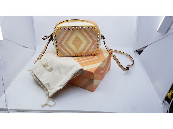 Borsa a tracolla Rockstud Valentino in pelle Multicolore - vista 7