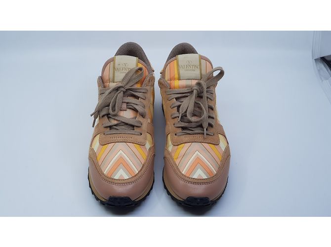 Sneakers Valentino Rockstud in pelle multicolore 39 - vista 2