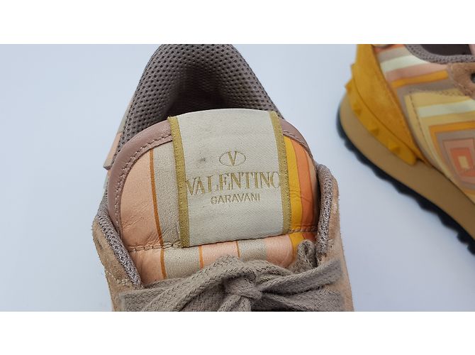 Sneakers Valentino Rockstud in pelle multicolore 39 - vista 4