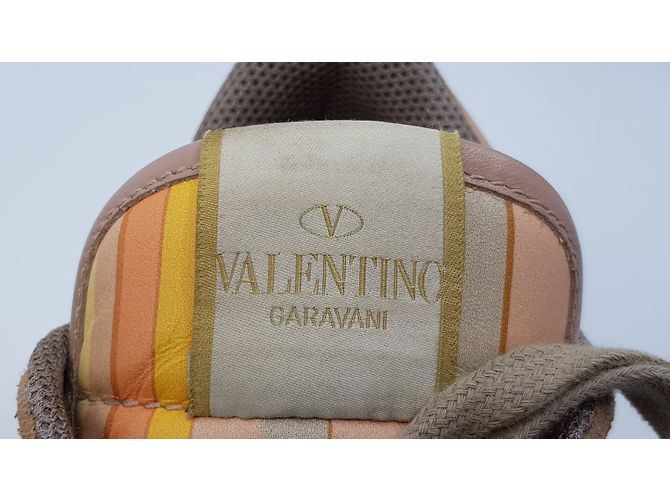 Sneakers Valentino Rockstud in pelle multicolore 39 - vista 6